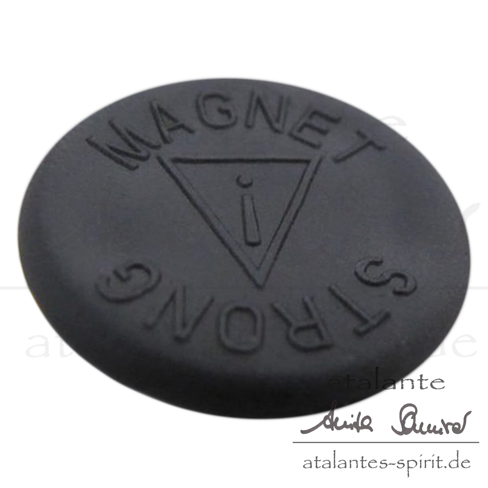 Blume des Lebens Kleider-Button mit Neodym-Magnet | Ansicht Kontermagnet | Farbe gold | Vorderseite | designed by atalantes spirit®