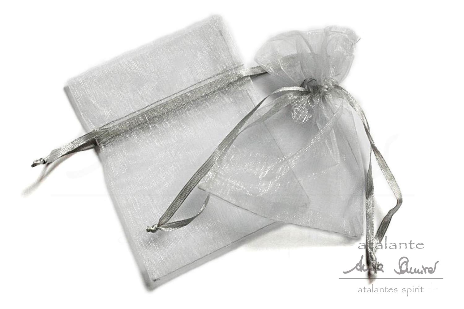 Organzasäckchen 6 x 8 cm - silber_Organzabeutel
