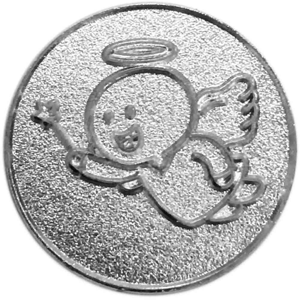 Schutzengel Magic Paul Auto-Magnet als Glücksbringer | Farbe silber | Vorderseite | designed by atalantes spirit®