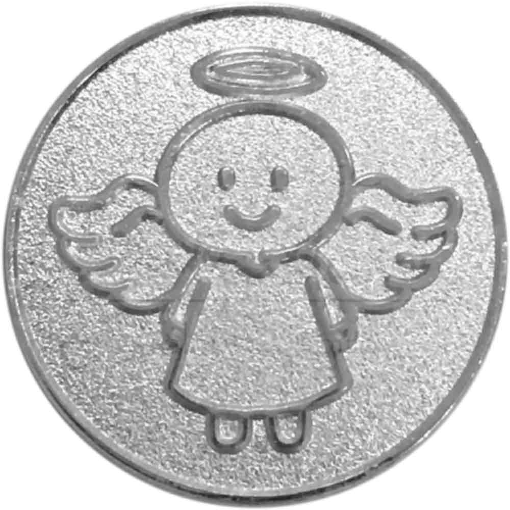 Schutzengel Smiling Paul Auto-Magnet als Glücksbringer | Farbe silber | Vorderseite | designed by atalantes spirit®